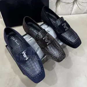 Italian Mich Simon Leather Shoes 40-46 Available in Blue Black and Br