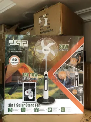 DSP 18inch Solar/Rechargeable Fan Kd3093