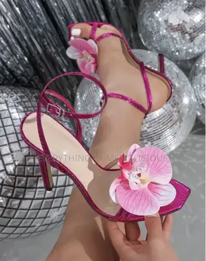 Ladies Pink High Heels Shoes