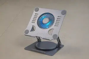 360 Degree Rotatable and Adjustable Laptop Stand With Fan