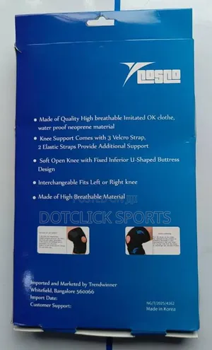 Knee Support Brace - Extra U-pad, Pain Relief, Adjustable Straps