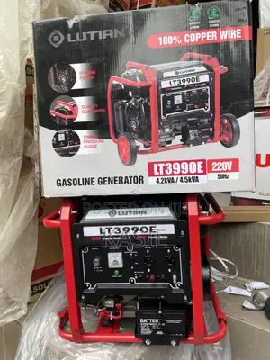 4.5kva Lutian Petrol Powerful Key Starts Generator