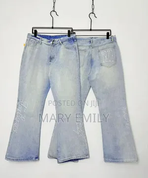 Men Baggy Jeans Size 32-37 Wide Legs