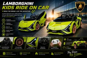 Get the Ultimate Lamborghini Sian Ride-on Car Every Child Dreams Of