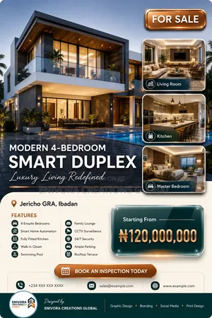 Real Estate Flyer Property Design – Ibadan