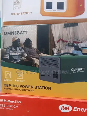 Omnibatt 1000kwh/300w Output Solar Generator