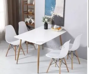 Affordable Dinning Set by 4 Chairs