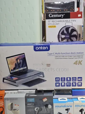 Onten Multi-Function Laptop Type-C Dock Station 10-in-1