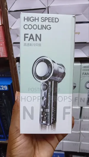 High Speed a/C Cooling Rechargeable Handheld Fan