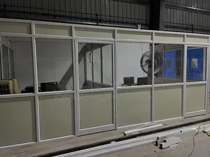 Elite Office Partitions Glass/Bored
