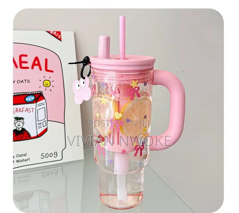 Transparent Hello Kitty Vacuum Flask.