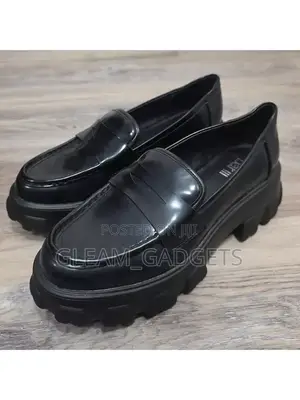 Black Leather Loafers