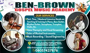 Hands-on Music Instrument Training, Voice Training and Song Writing.
