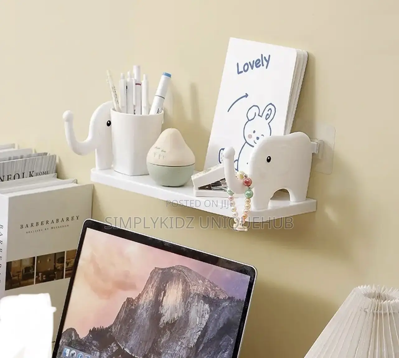 Multifunctional Elephant Shaped Storage Shelf