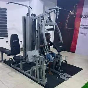 Commercial-Grade, 6 Station Multi-User Strength Training Machine