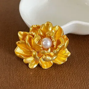 Floral Brooch Designs With Bold Sparkling Crystal Stones