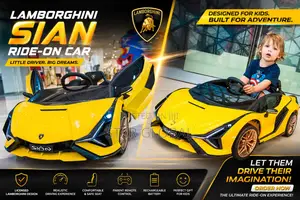 Drive, Swing Explore in Ultimate Yellow Lamborghini Kid's Toy Car