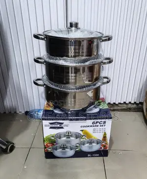 Berghome Line 3-Piece Stainless Cookware Set