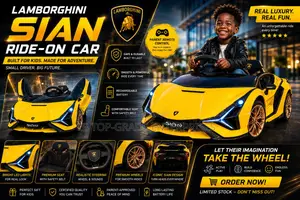 Powerful Performance With Yellow Color Lamborghini Ride on Kid's Car