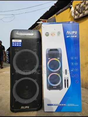 Ailipu 90000w Heavy Deep Bass Rechargeable Speaker>Double Wireless Mic
