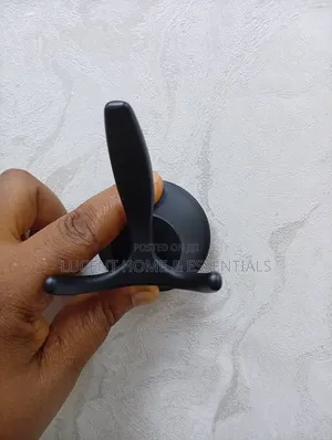 Premium Matte Black Wall Hook - Heavy Duty Towel Robe Holder