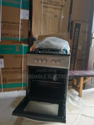 Black Color Maxi 4b (50/50) Gas Cooker