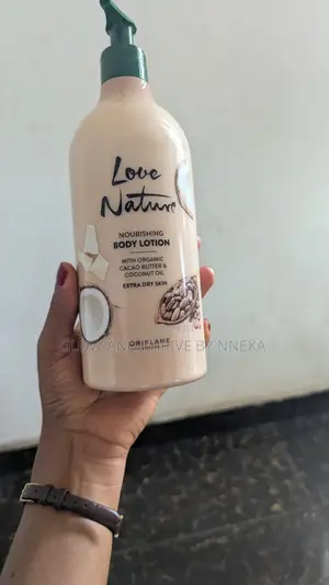 Nourishing Body Lotion With Organic Cacao Butter Coconut Oil