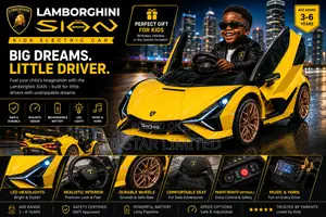 Make Birthdays Extra Special With Yellow Ride on Kids Lamborghini Sian