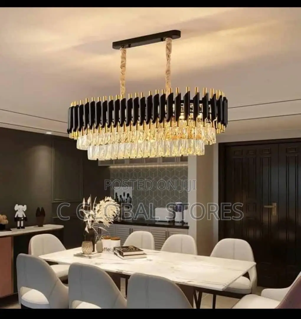 Pipe Crystal Chandelier