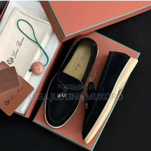 High Quality Loro Piana Men's Suede Loafers