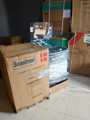Scanfrost 4 Burner Oven Control Gas Cooker