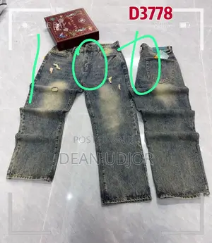 Premium Vintage Acid Wash Distressed Wide-Leg Jeans