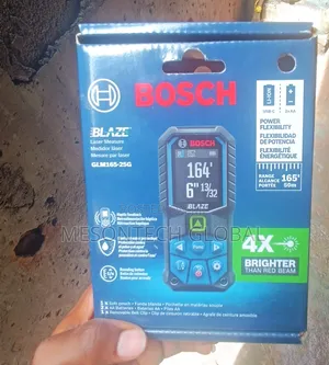 Bosch Blaze Laser Measure Glm165-25g /6"13/32