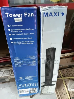 Maxi 20" Oscillating Tower Fan Fz10-25ma