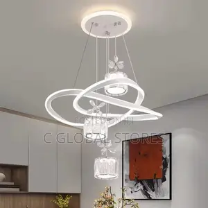 White Led Chandelier