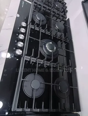 Heavy Duty 5-Burner Built-in Gas Hob - Rosanna Kitchen (Tempered Glass