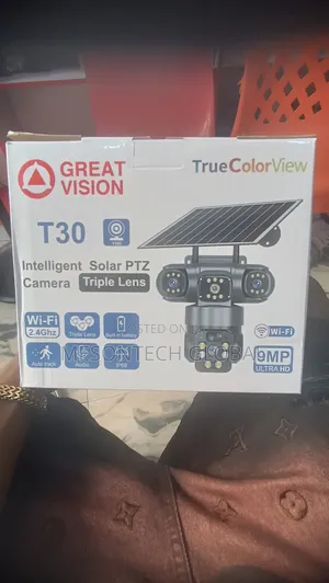 V380 Triple Lens Wifi Security Camera – Full Hd Night Vision