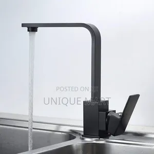 Quality Black Color Steel Sink Mixer Tap