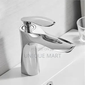Elegant Stainless Bathroom Faucet, Hot and Cold Basin Mixer Tap