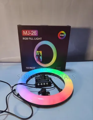 10" Inches RGB Ring Light With Stand