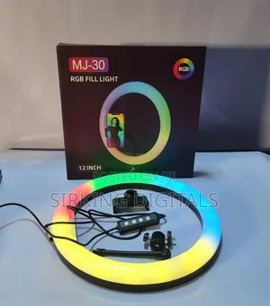 12" Inches Rgb Ring Light With Stand