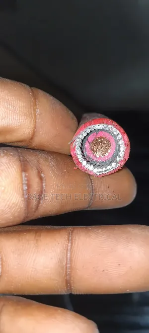35mm Single Core Red Colour Armoured Cable