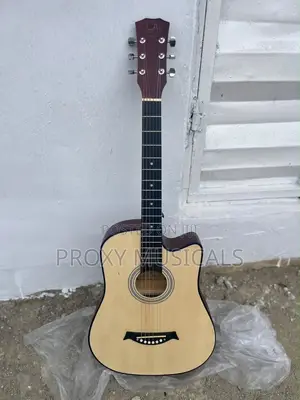 Brown Acoustic Boxed Guitar