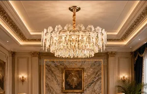 Simple Executive Crystal Crown Chandelier Fittings