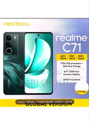 New Realme C71 128 GB Green