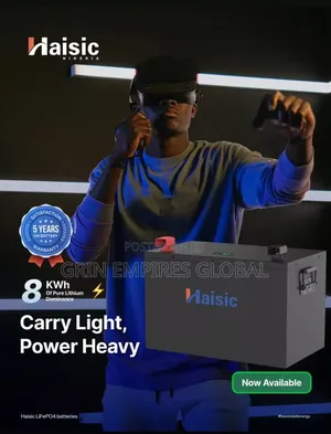 Haisic 8kw/24v Lithium Battery Black Display