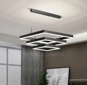 Black 3- Tier Luxury Dropping Chandelier