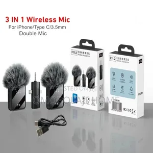 F15 Dual Wireless Microphone for iPhone Android - Noise Cancelling
