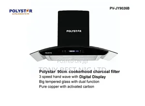 Polystar Curved Heat Extractor Hood 60x60cm
