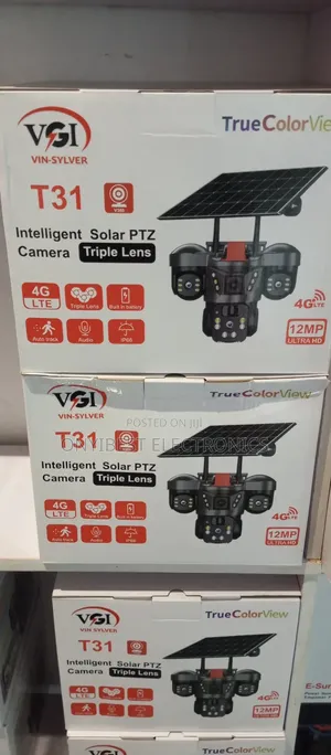 T31 Intelligent Solar PTZ Camera Triple Lens